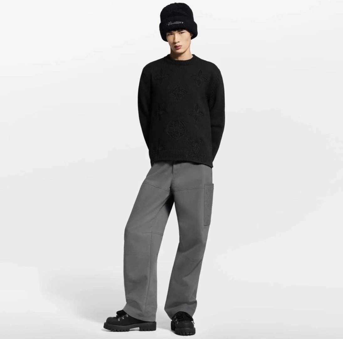 wg.luxury -- 8V Monogram wool oversized item:E-F140L1925H